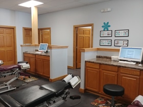 Chiropractic Winnebago IL Adjusting Room