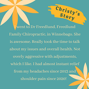 Chiropractic Winnebago IL Christy Testimonial