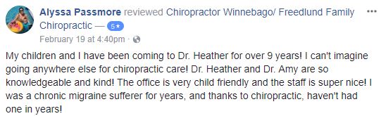 Chiropractic Winnebago IL Facebook Alyssa