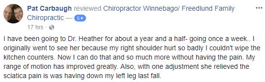 Chiropractic Winnebago IL Facebook Pat