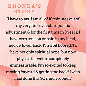 Chiropractic Winnebago IL Rhonda Testimonial Chiropractic Winnebago IL Rhonda Testimonial