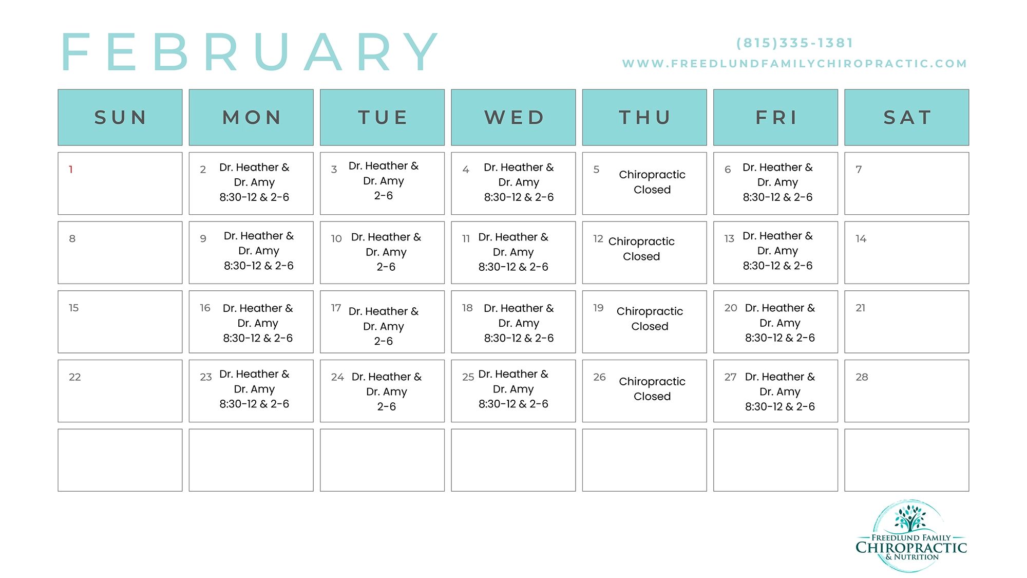 Chiropractic Winnebago IL February 2026