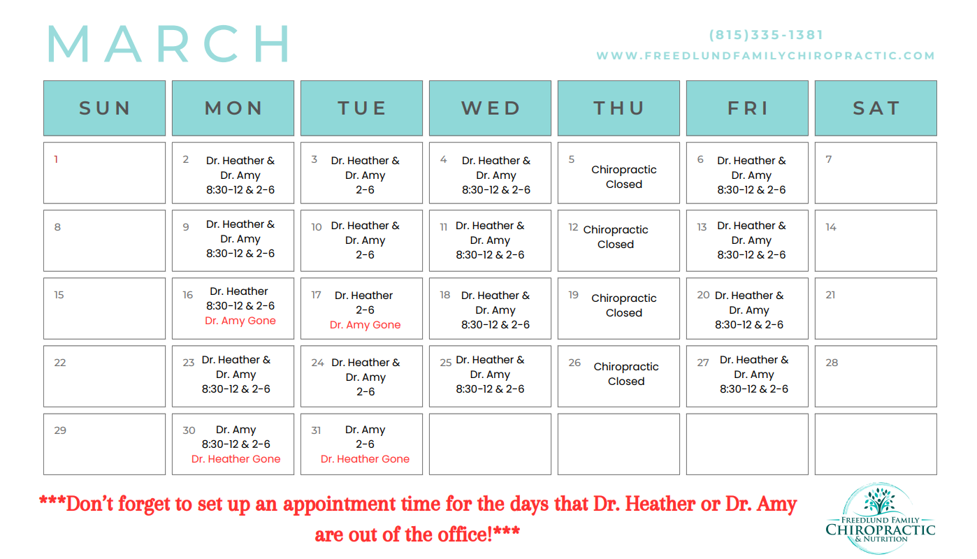 Chiropractic Winnebago IL March 2026